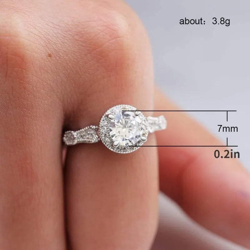 Sterling Silver Vintage Faceted Multifunctional Women’s Ring